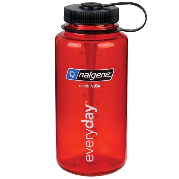 Fľaša Nalgene so širokým hrdlom 1000 ml červená