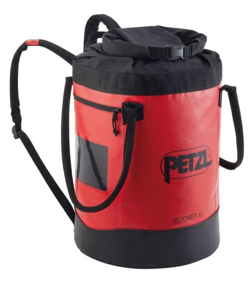 Vak z materiálu Petzl Bucket 45L Red