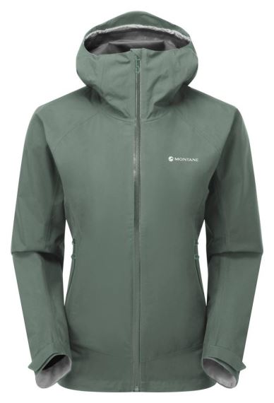 Dámska nepremokavá bunda Montane Spirti Jacket eucalyptus