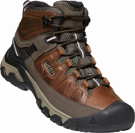 KEEN Targhee III Mid WP Muži gaštan/malina