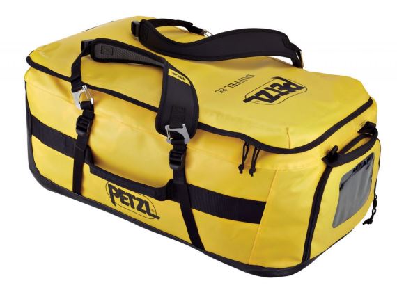 Cestovná taška PetzL DuffeL 85L Yellow/Black