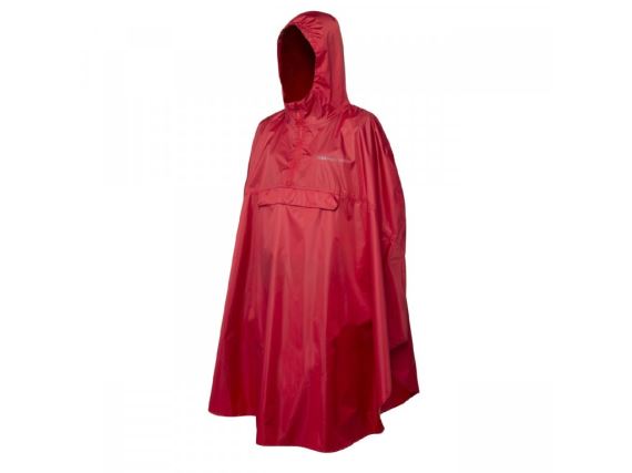 Trekmates Rove Poncho red