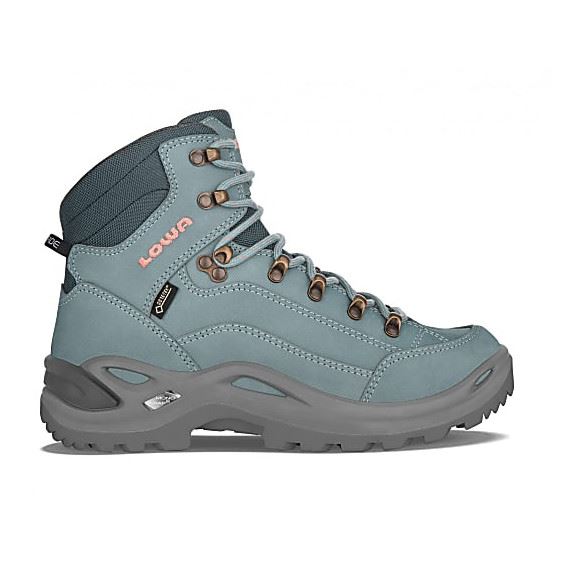 Dámske členkové topánky Lowa Renegade GTX Mid W's iceblue/salmon