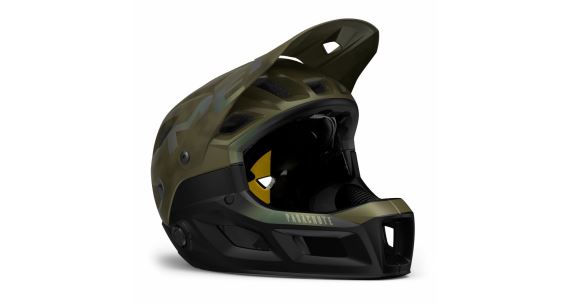 MTB celoobličajová prilba MET Parachute MCR MIPS kiwi iridescent matte