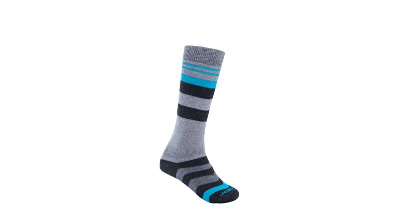 Detské funkčné merino ponožky Sensor Slope Merino Grey/Black/Turquoise