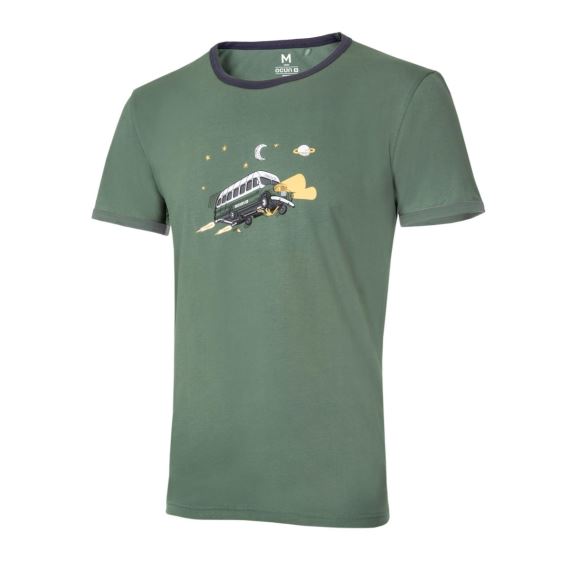 Pánske tričko Ocún Classic T Organic Men Magic Bus green duck