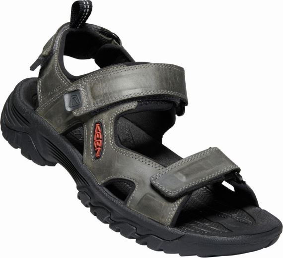 Keen Targhee III Open Toe Sandal Pánske šedé/čierne