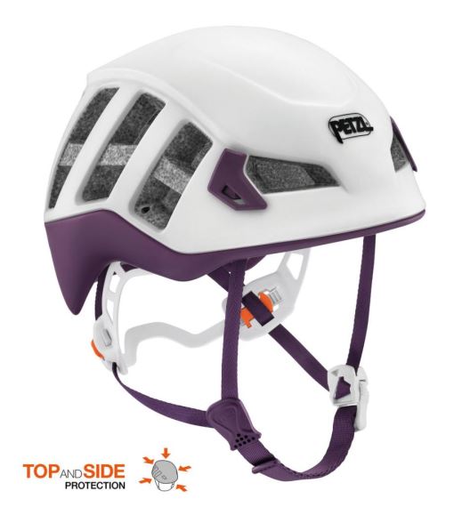 Dámska horolezecká a skialpinistická prilba Petzl Meteora white/violet