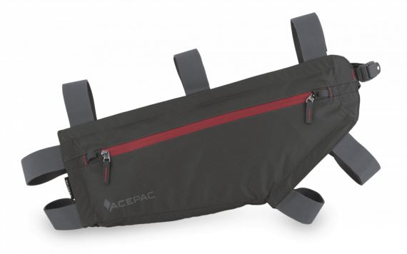 Cyklistická taška Acepac Zip Frame Bag M sivá