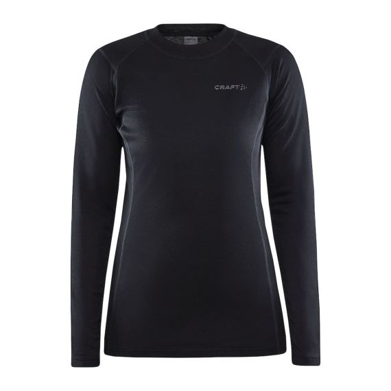 Dámske funkčné tričko Craft Core Warm Baselayer LS Black