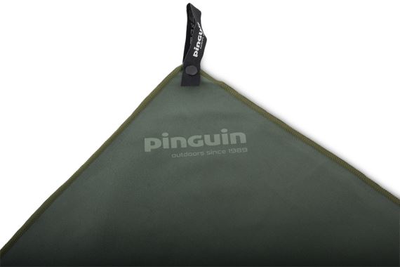 Pinguin Micro Towel Logo šedá