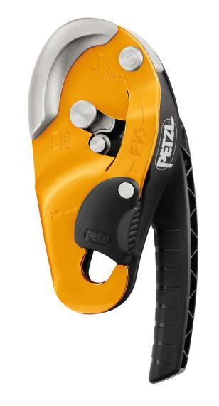 PETZL Descender Rig brzda žltá