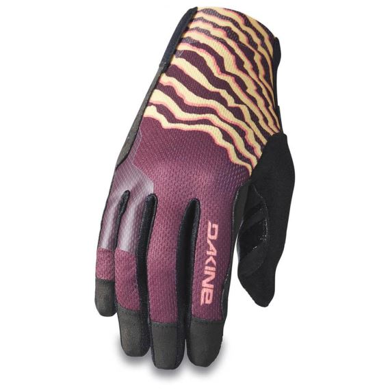 Dámske cyklistické rukavice Dakine Covert Glove Ochre stripe/sport