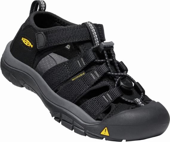 Detské sandále Keen Newport H2 Youth black/keen yellow