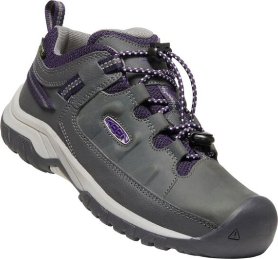 Detská nízka obuv Keen Targhee Low WP CHILDREN magnet/tillandsia purple