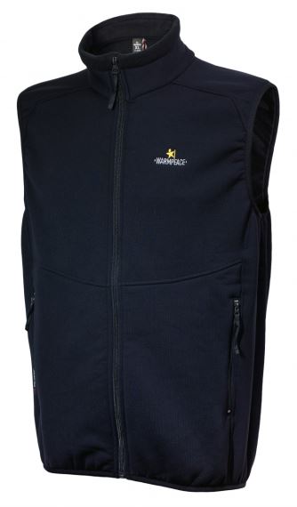 Pánska vesta Warmpeace Outward Powerstretch black