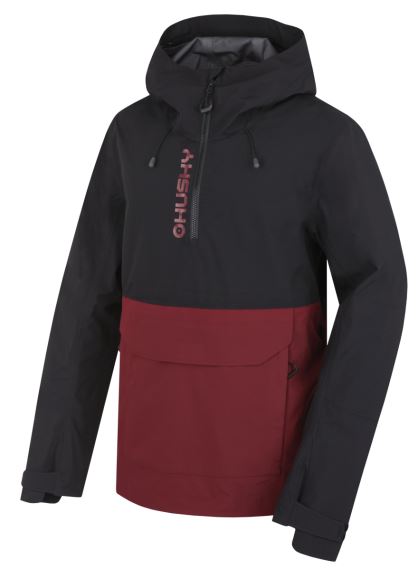 Pánska bunda Husky Nabbi M black/bordo