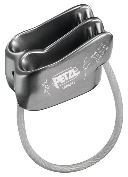 PETZL Verso brzda šedá