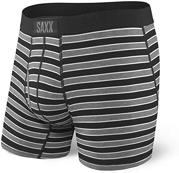 Pánske nohavičky SAXX Ultra Boxer Brief Fly black crew stripe