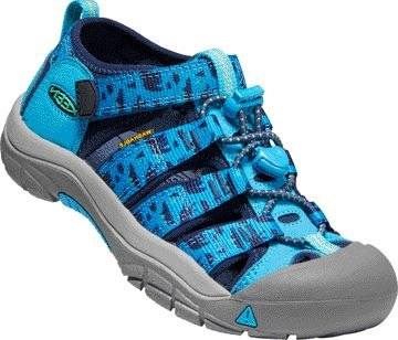 Detské sandále KEEN Newport H Youth vivid blue/katydid