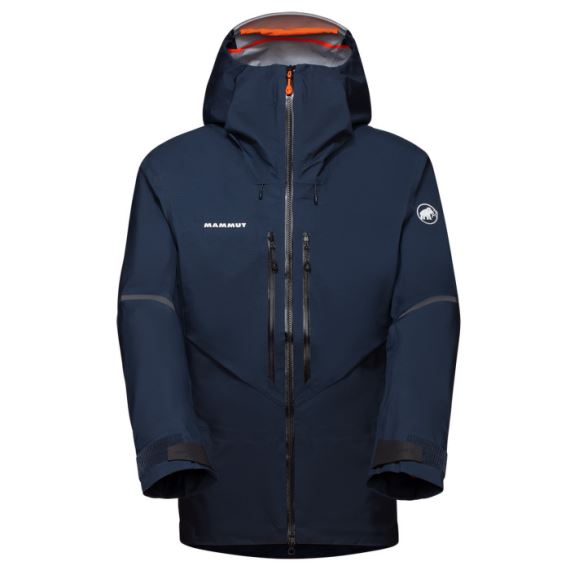 Pánska nepremokavá bunda Mammut Nordwand Advanced HS Hooded Jacket Men night