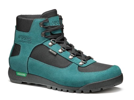 Dámske členkové topánky Asolo Supertrek GTX ML earth petroleum/black