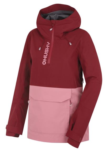 Dámska bunda Husky Nabbi L burgundy/pink