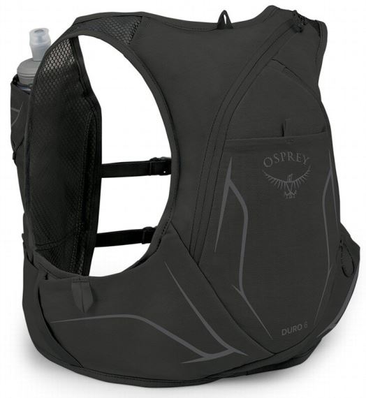 Osprey Duro 6 dark charcoal grey bežecký batoh