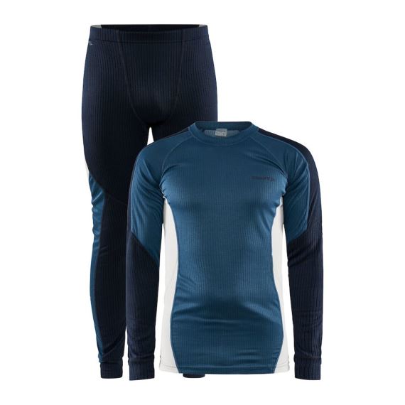 Pánsky set Craft Core Dry Baselayer dark blue