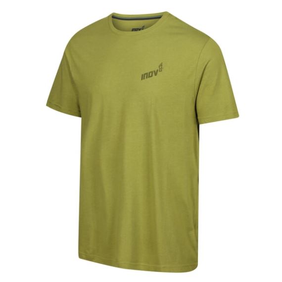 Pánske tričko Inov-8 Graphic Tee "Brand" M green