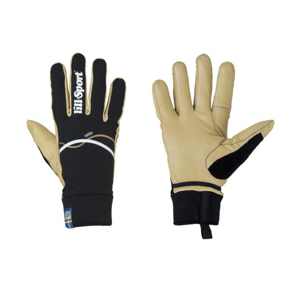 Závodné zateplené rukavice Lill-Sport Ratio Gold Black