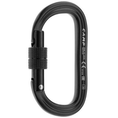 Karabína Camp Oval XL Lock Black