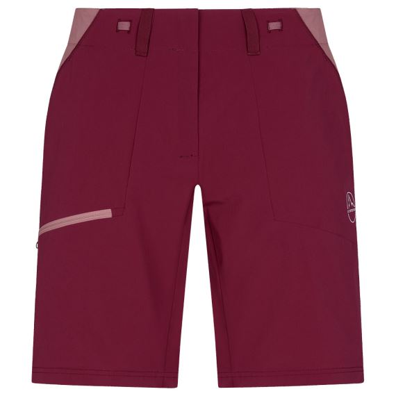 Dámske nohavice La Sportiva Scout Short W Red Plum/Bush