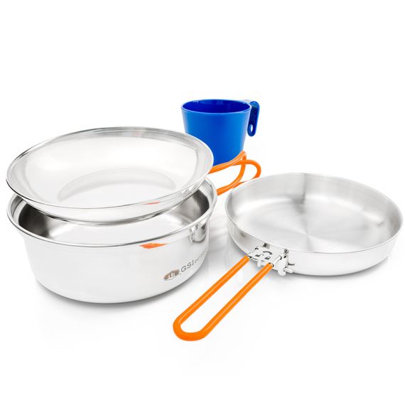 GSI Glacier Stainless Mess Kit pre 1 osobu