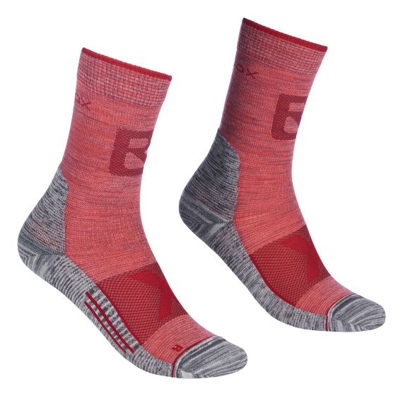 Dámske ponožky ORTOVOX Alpinist Pro Compression Mid Blush