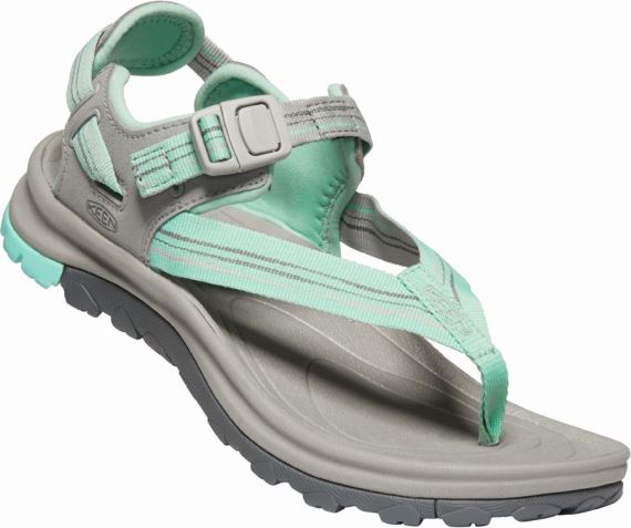 Dámske sandále Keen Terradora II Toe Post W light gray/ocean wave