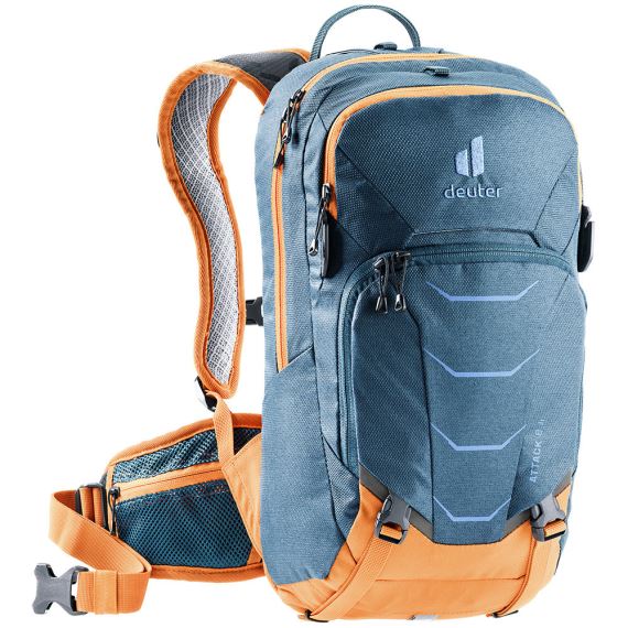 Detský cyklistický batoh Deuter Attack 8L JR arctic-mandarine