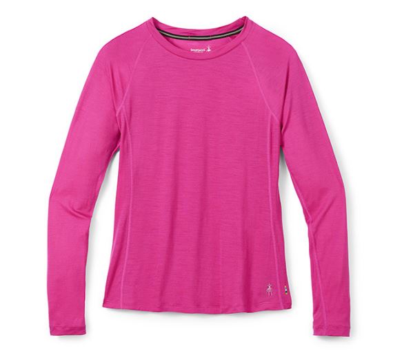 Dámske tričko s dlhým rukávom Smartwool Merino Sport 120 Long sleeve W Festive fuschia