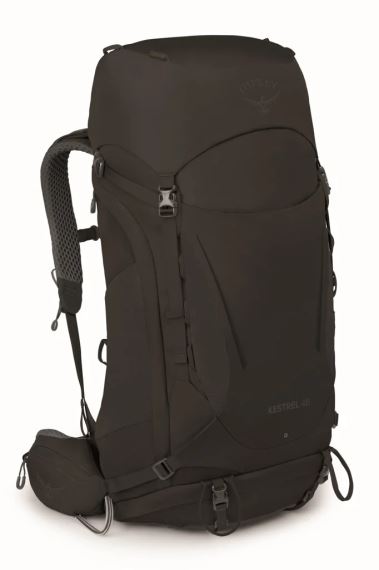 Osprey Kestrel 48L Black Turistický batoh