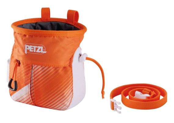 Magnéziový vak Petzl Sakapoche Orange White