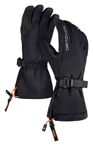 Pánske rukavice ORTOVOX Merino Mountain Glove Black raven