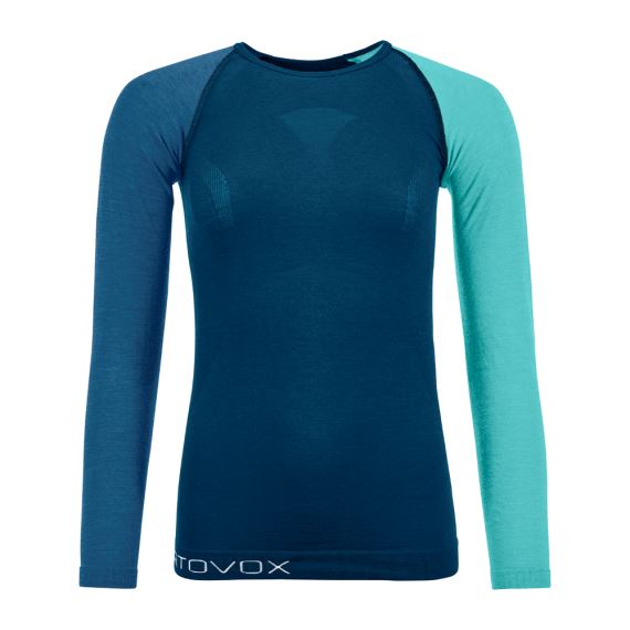 Dámske funkčné tričko Ortovox W's 120 Competition Light Long Sleeve Petrol blue