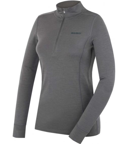 Dámska merino mikina Husky Aron Zip L dk. grey green