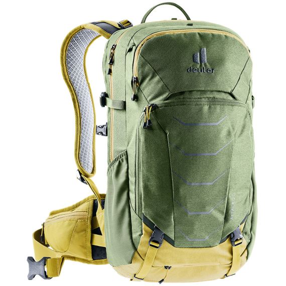 Cyklistický batoh Deuter Attack 20L khaki-turmeric