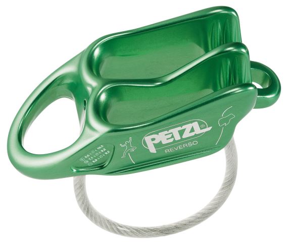 PETZL Reverso brzda zelená