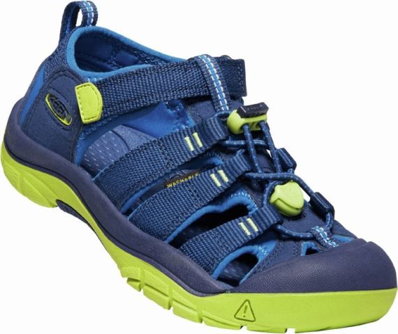 Detské sandále Keen Newport H2 Youth blue depths/chartreuse