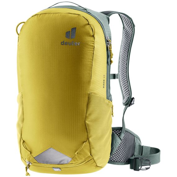 Cyklistický batoh Deuter Race 12L Turmeric/ivy