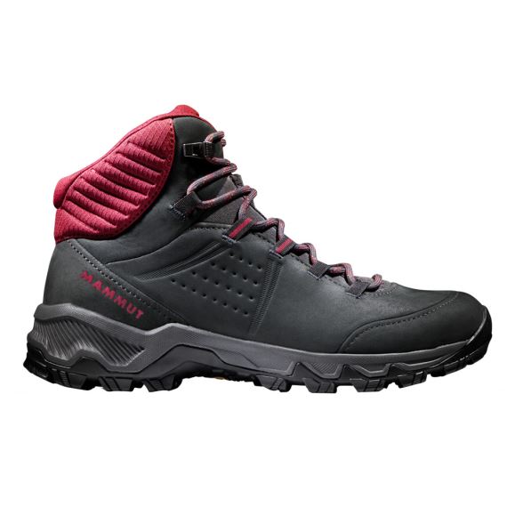 Dámska členková obuv Mammut Nova IV Mid GTX® Women black-blood red