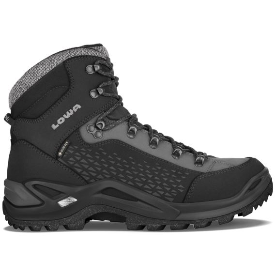 Pánska členková obuv Lowa Renegade Warm GTX Mid black/grey