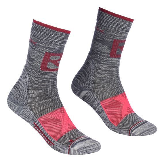 Dámske ponožky ORTOVOX Alpinist Pro Compression Mid Grey